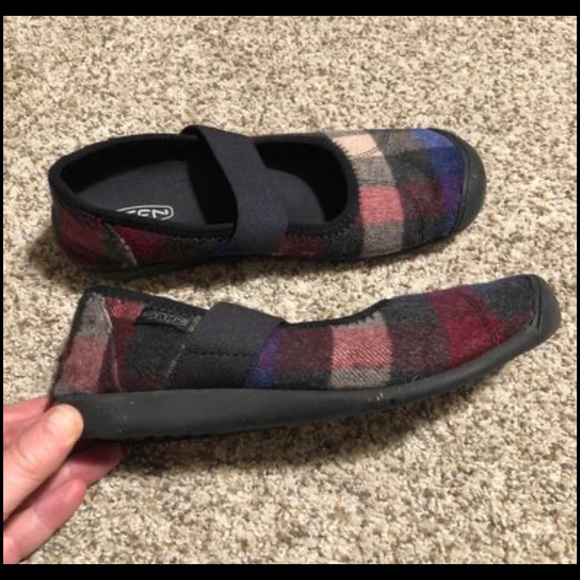 KEEN Sienna MJ Plaid Casual Shoes - Womens 7 - Picture 3 of 4